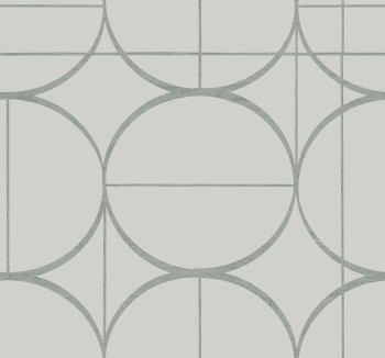 Sivo-strieborná geometrická vliesová tapeta, MD7205, Modern Metals, York