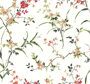 Vliesová tapeta, rozkvitnuté vetvičky, BL1741, Blooms Second Edition Resource Library, York