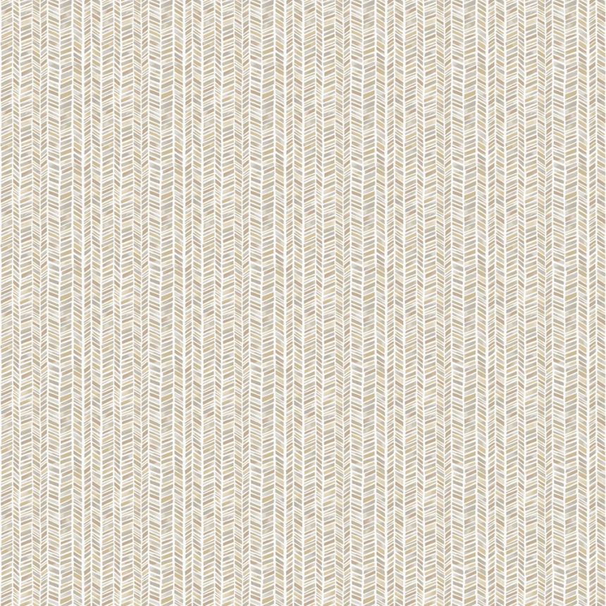 Béžová geometrická vliesová tapeta na stenu, MG56694, Mika,  ICH Wallcoverings